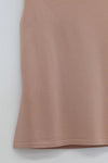 SWAYING/KNIT fake two-piece see-through vest SW24SS1T40 apricot PS74